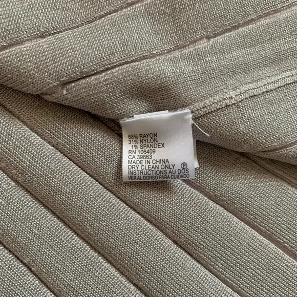 Y2K luxury Ribbed A line knit dress - Picture 6 of 12